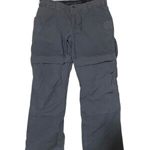 Carhartt Rugged Flex Double Knee Pants Gray Carpenter 103159 029 Men's Sz 38